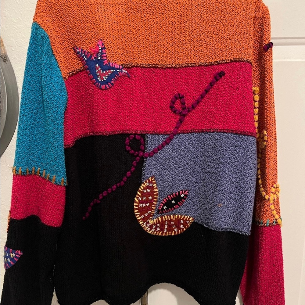 Vintage Julia ken women’s size large cardigan missing button - Picture 5 of 5